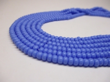 Czech Seed Beads 8/0 Opaque Lt Blue 3str x +/-20cm