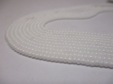Czech Seed Beads 11/0 Pearl White 5str x +/-20cm