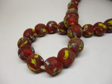Ghana Trade African Beads +/-58cm 14mm