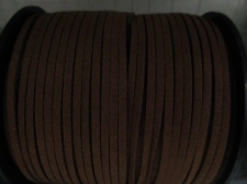 Flat Suede Cord 2.5mm Brown 90m
