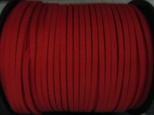 Flat Suede Cord 2.5mm Red 90m