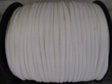 Flat Suede Cord 2.5mm White 90m
