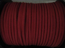 Flat Suede Cord 2.5mm Maroon 90m