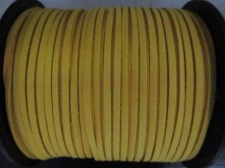 Flat Suede Cord 2.5mm Yellow 90m