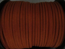 Flat Suede Cord 2.5mm Dk Orange 90m