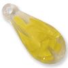 GLASS PEND.12 YELLOW 1PC