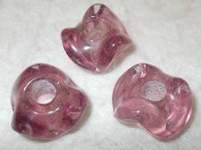 Chunky Glass 25mm +/-9pcs Pink